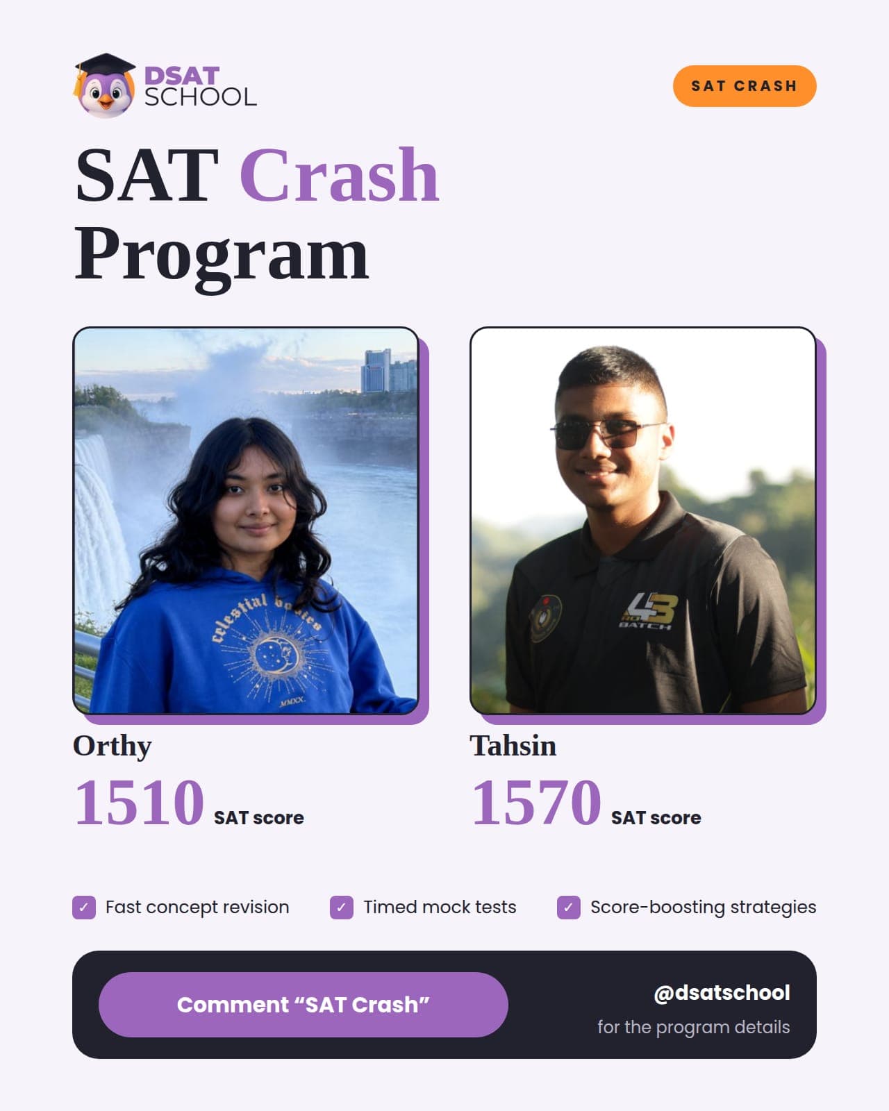 SAT Crash Program