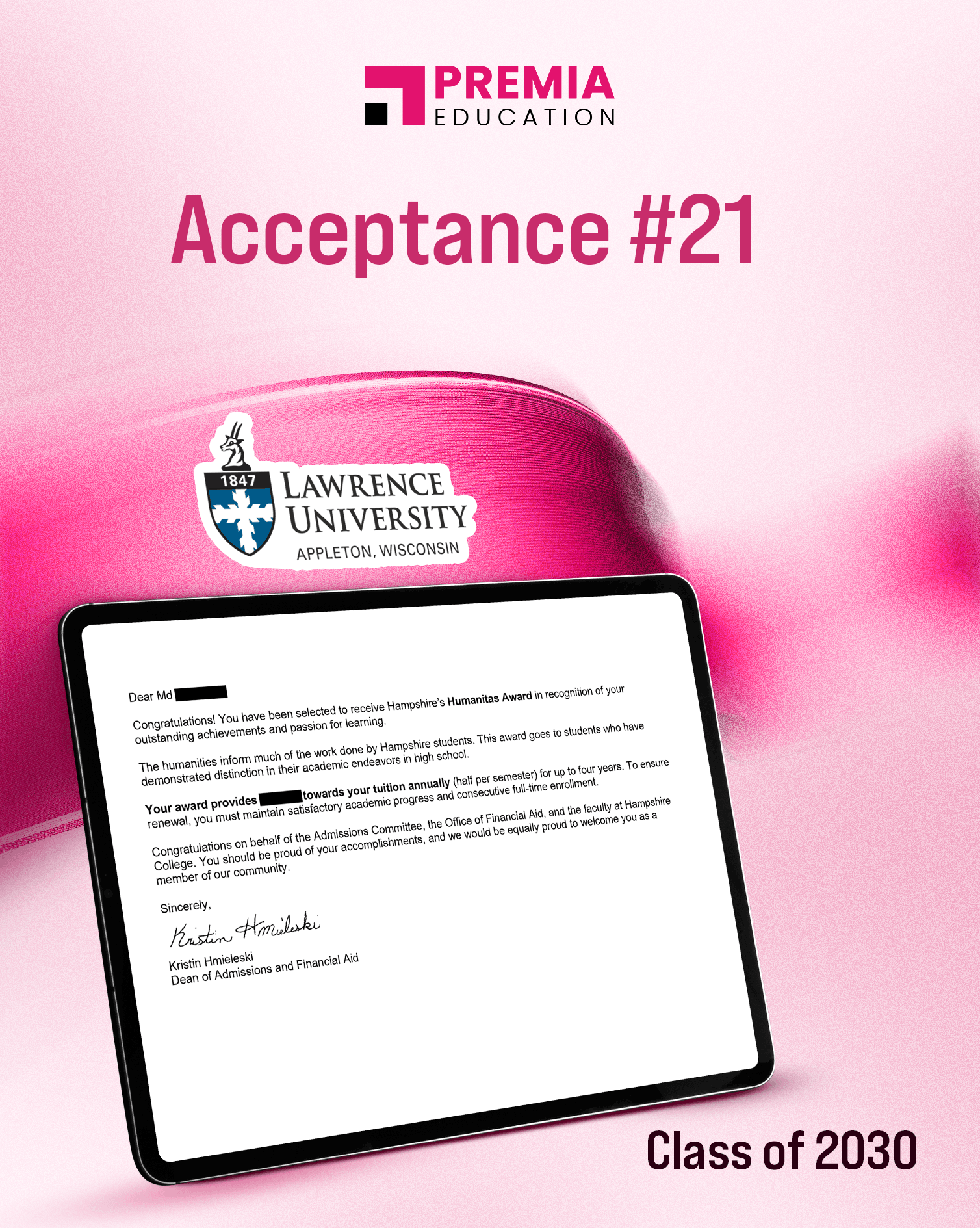 Acceptance – Lawrence University